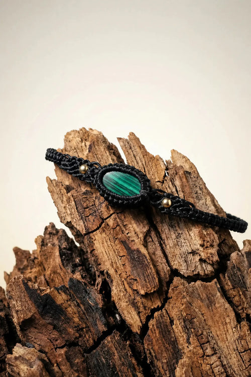 Woven Malachite Bracelet
