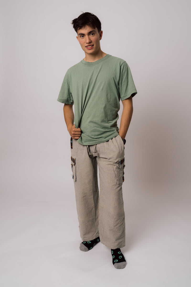 Grey Hippie Pants