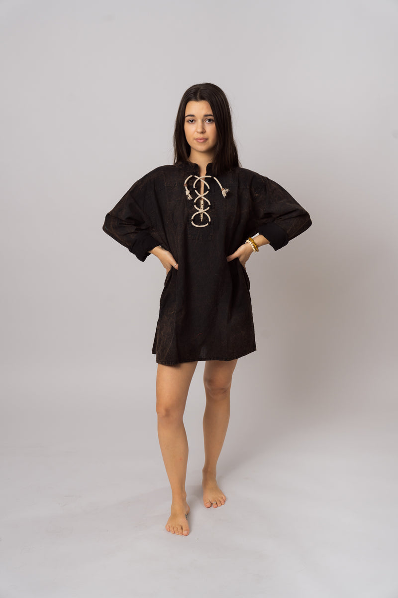 Black Long-Sleeve Shirt