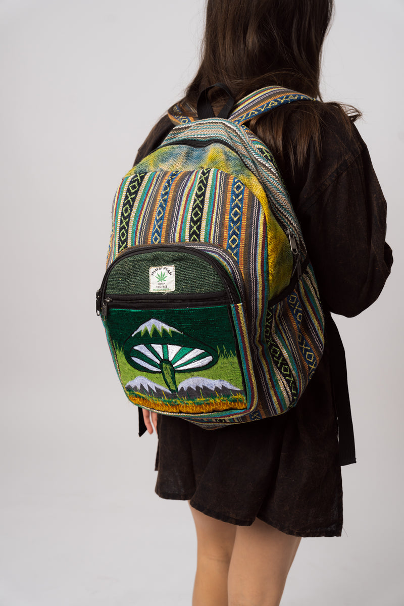 Hemp backpack sale