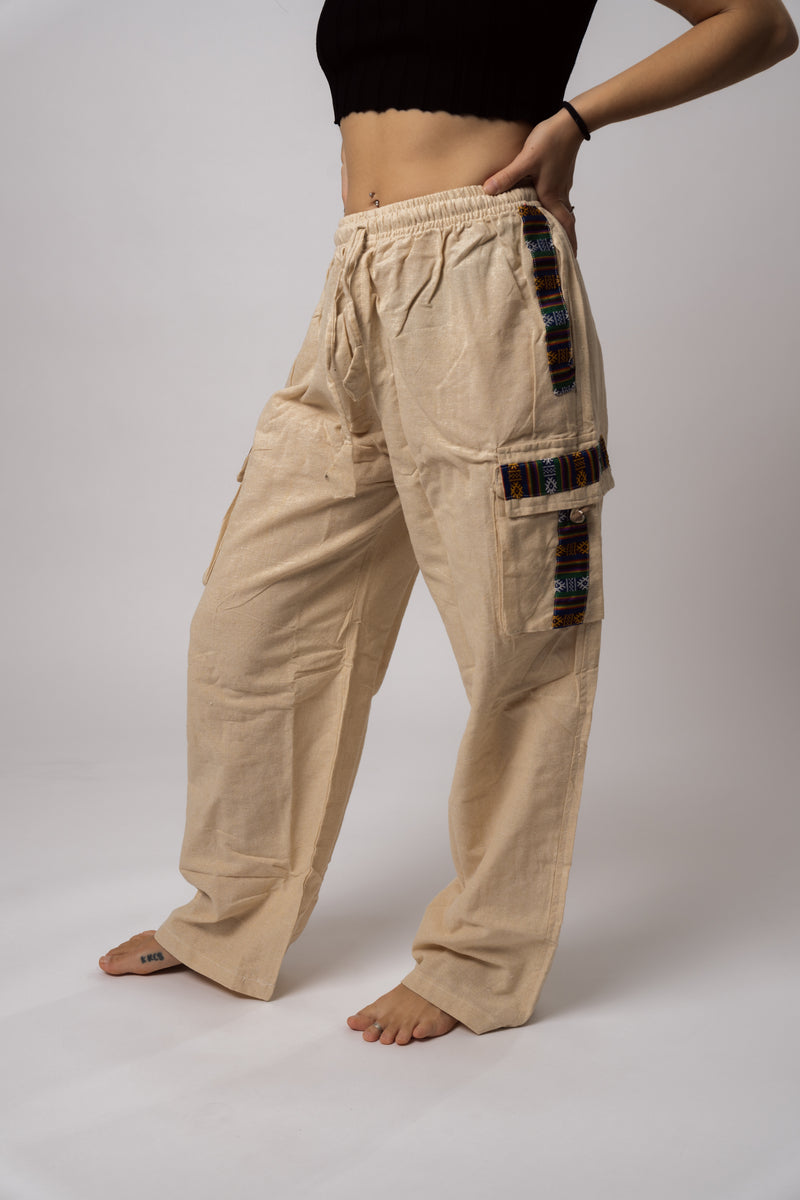Beige Hippie Pants