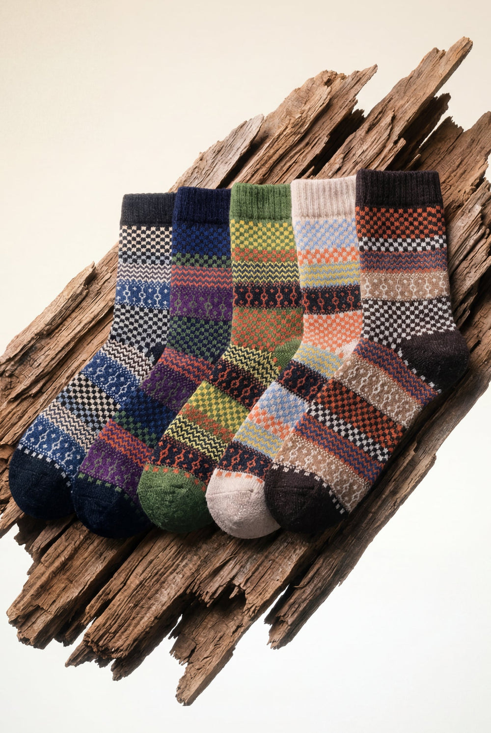 Rustwood Weave Socks - 5 Pack