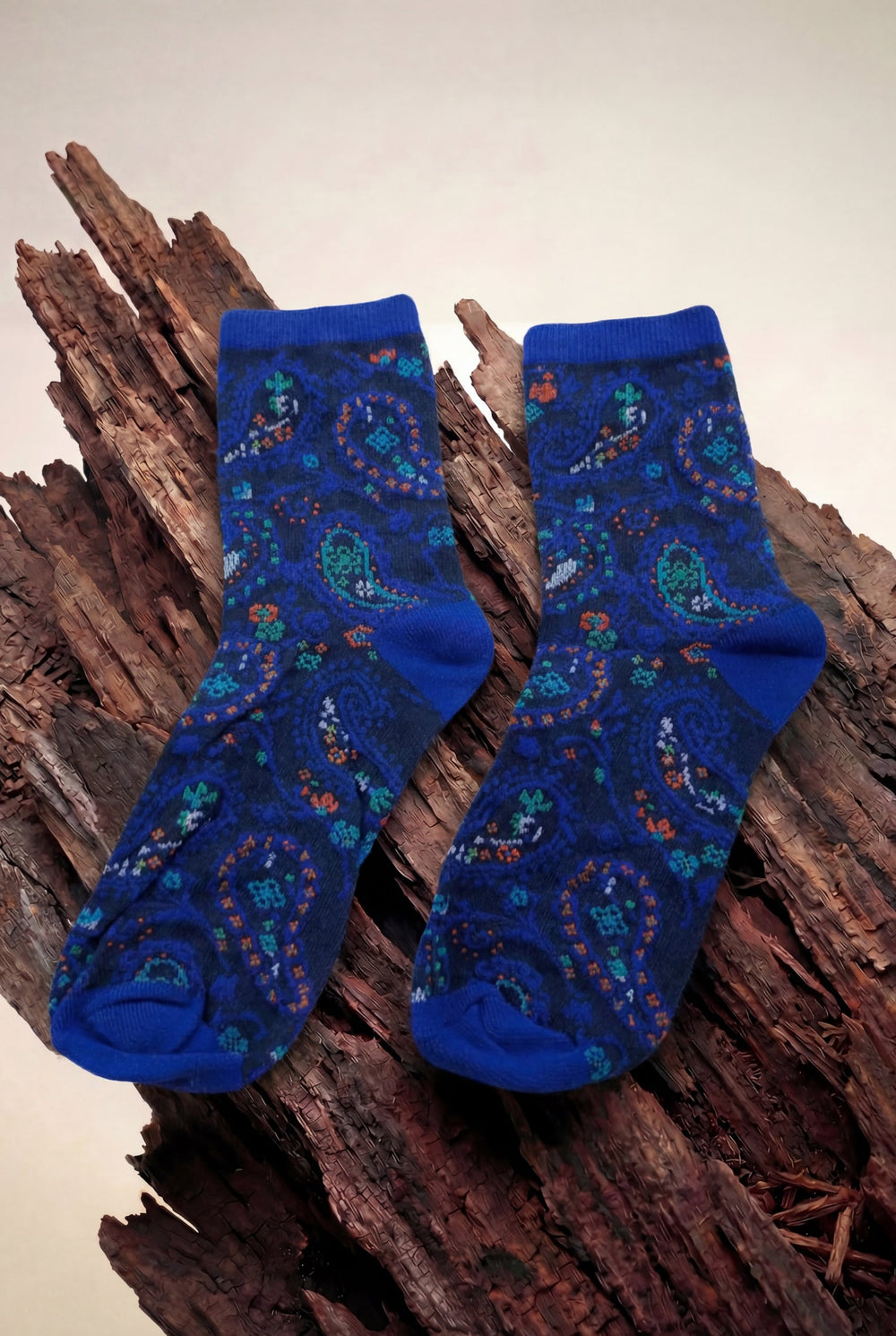 Ocean Blue Hippie Socks