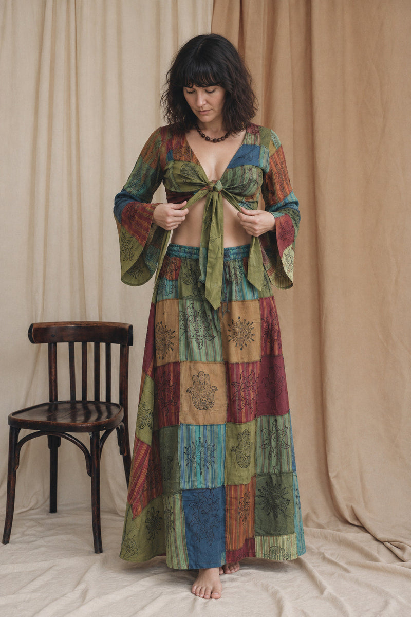 Fern and Fire Set, standing full length