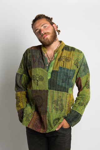 Handmade Green Nepalese Shirt