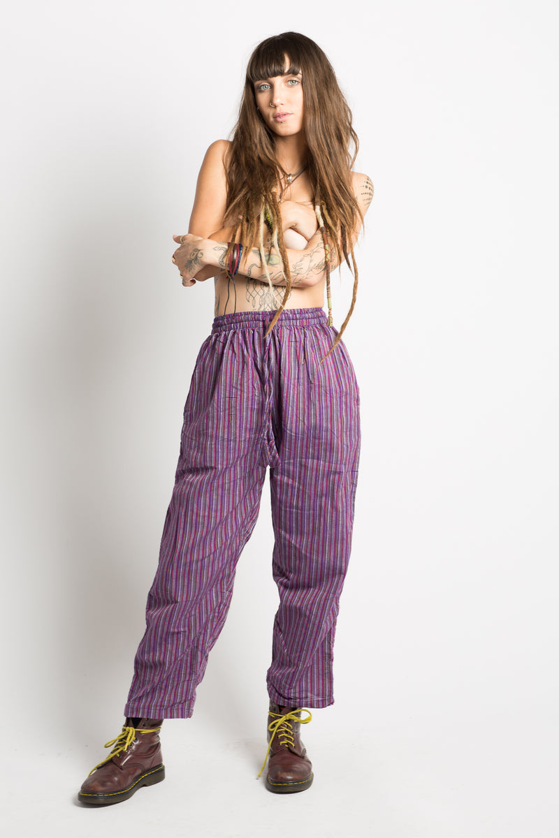 Handmade Nepalese Striped Hippie Pants - Hippie Hut Australia