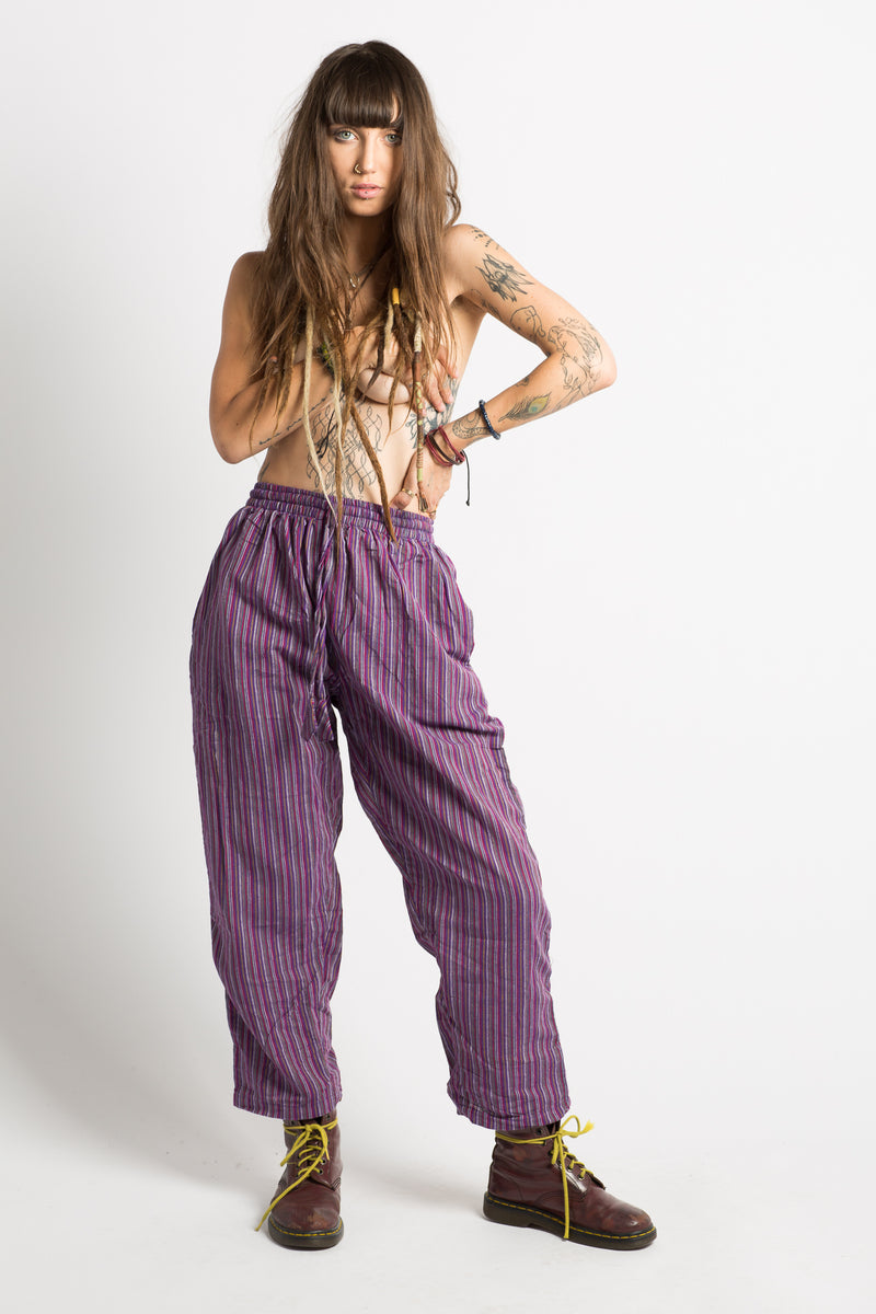 Handmade Nepalese Striped Hippie Pants - Hippie Hut Australia