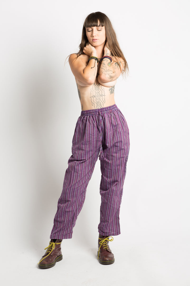 Handmade Nepalese Striped Hippie Pants - Hippie Hut Australia