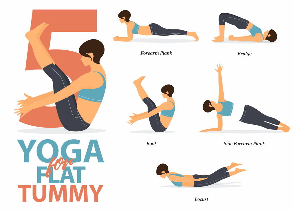 5 Yoga Poses To Keep Your Tummy Flat During Isolation