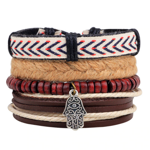 Hamsa Hand Bracelet Pack