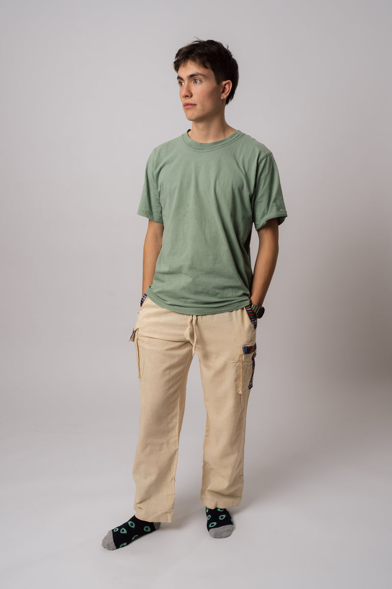 Beige Hippie Pants