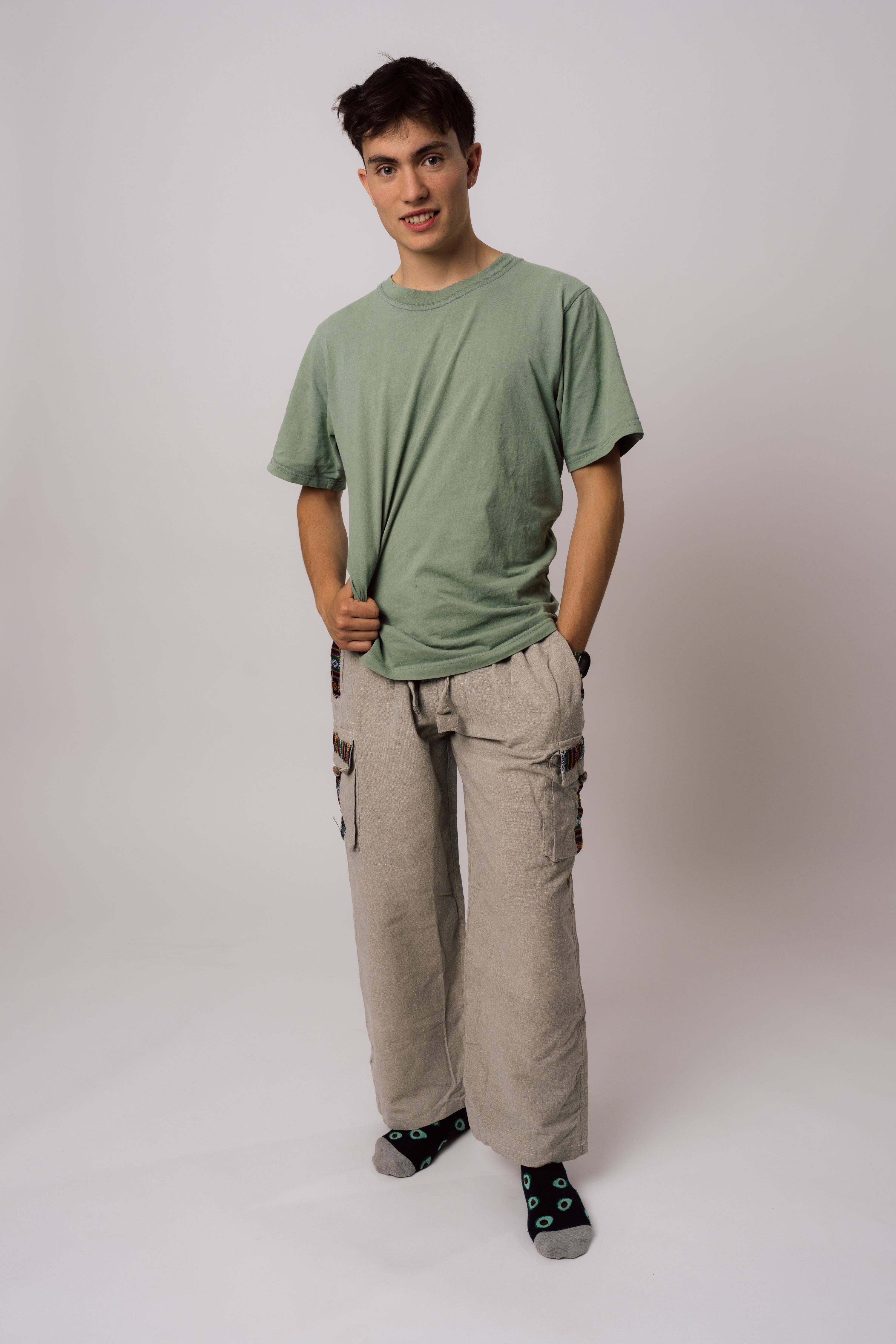 Grey Hippie Pants