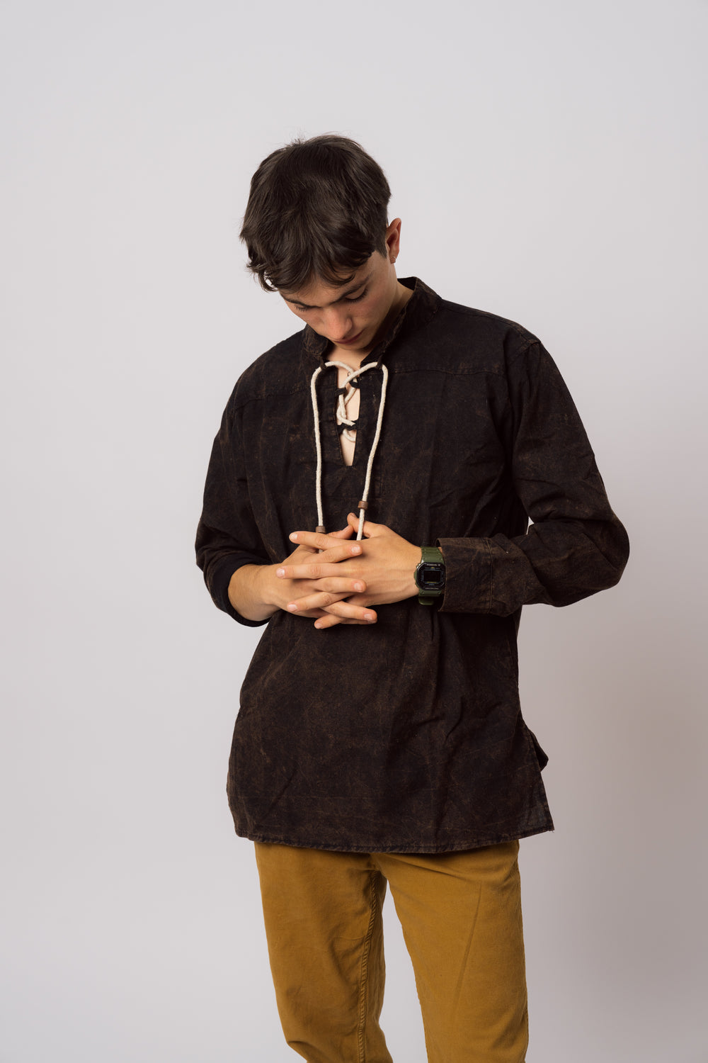 Black Long-Sleeve Shirt