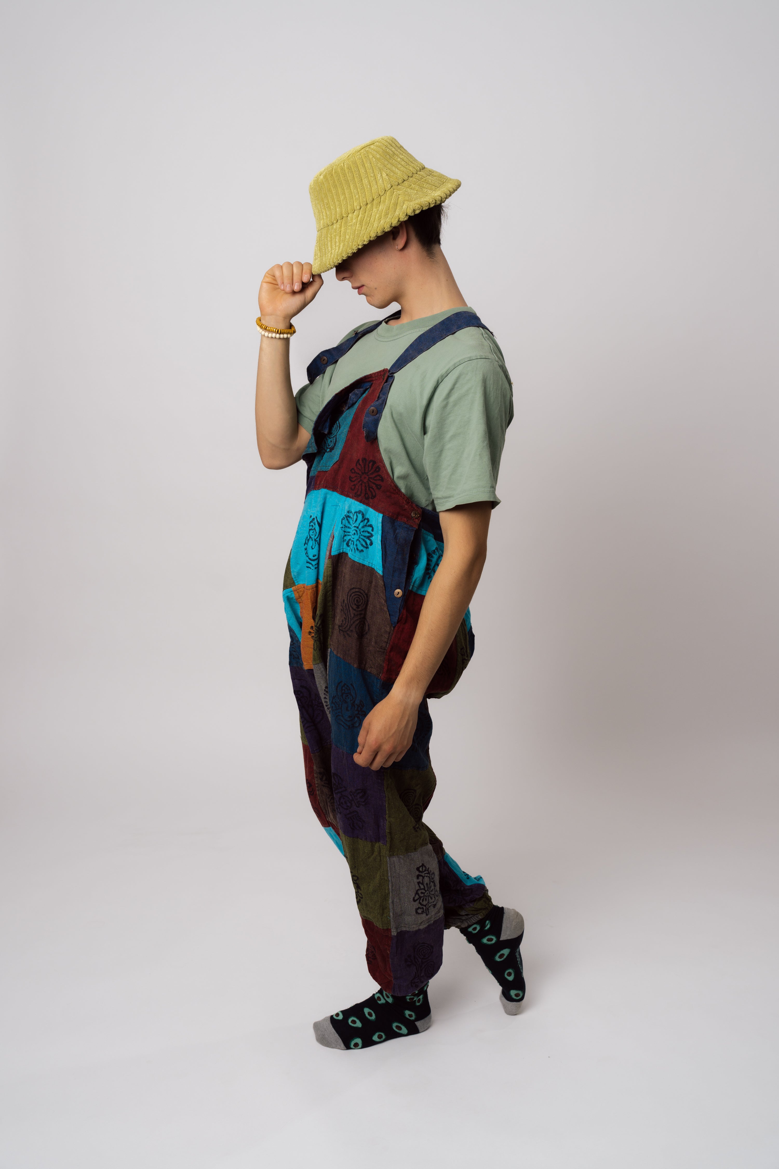 Patchwork Dungarees