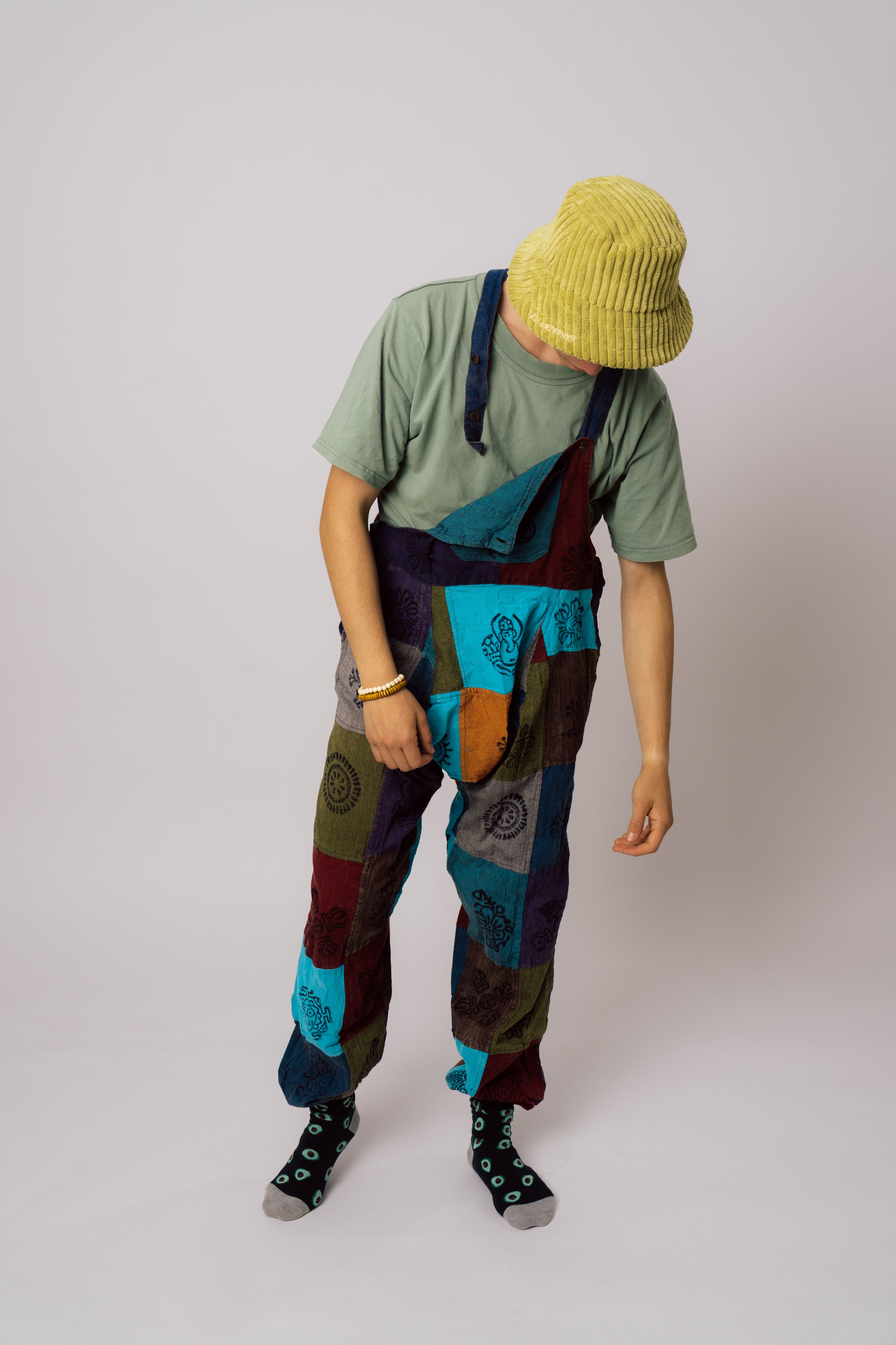 Patchwork Dungarees