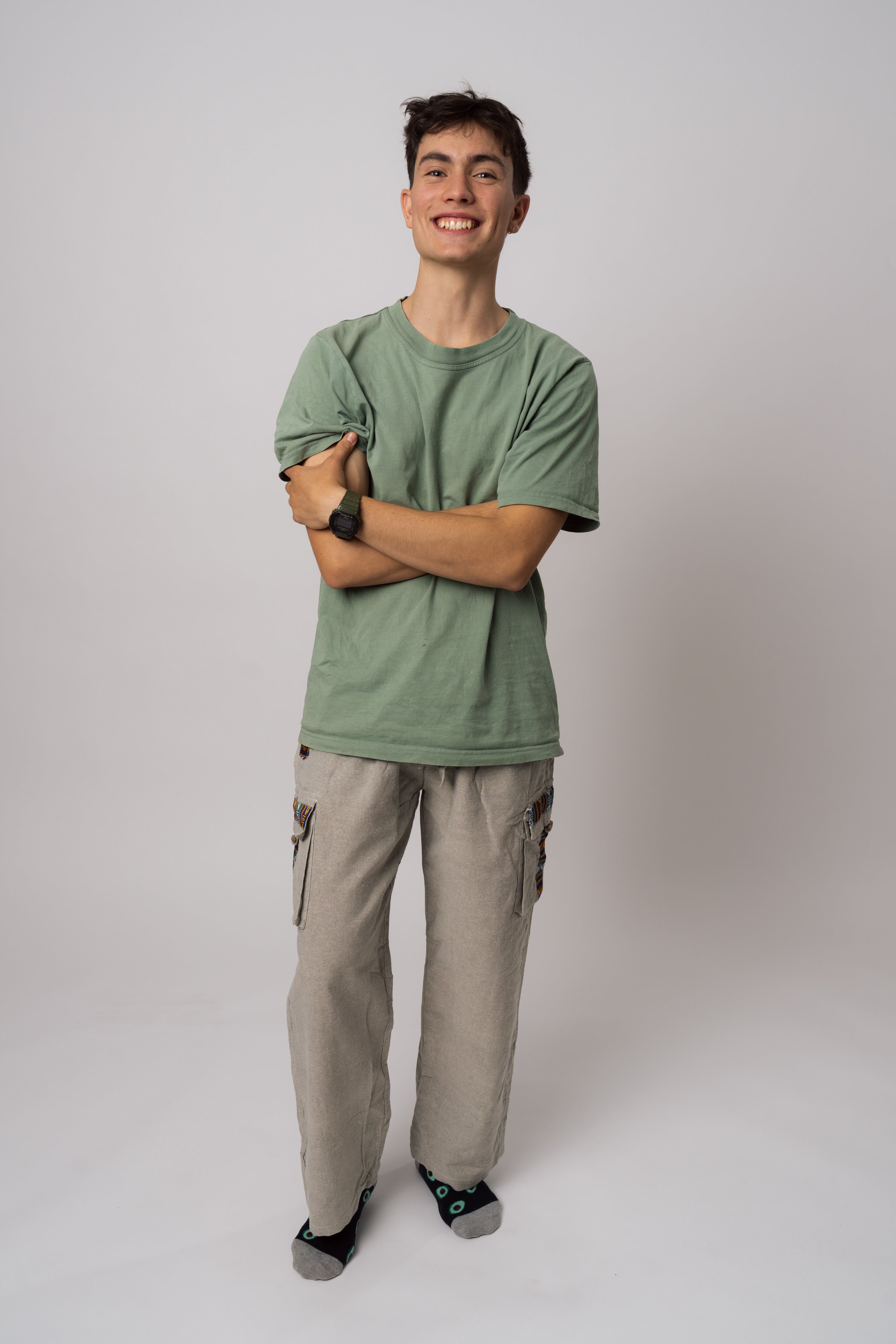 Grey Hippie Pants