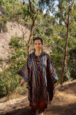 Handmade Earthy Nepalese Poncho