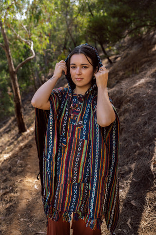 Handmade Earthy Nepalese Poncho