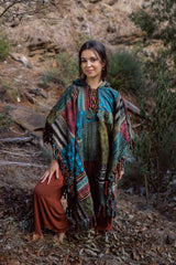 Bluegrass Patchwork Poncho