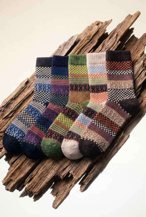 Rustwood Weave Socks - 5 Pack