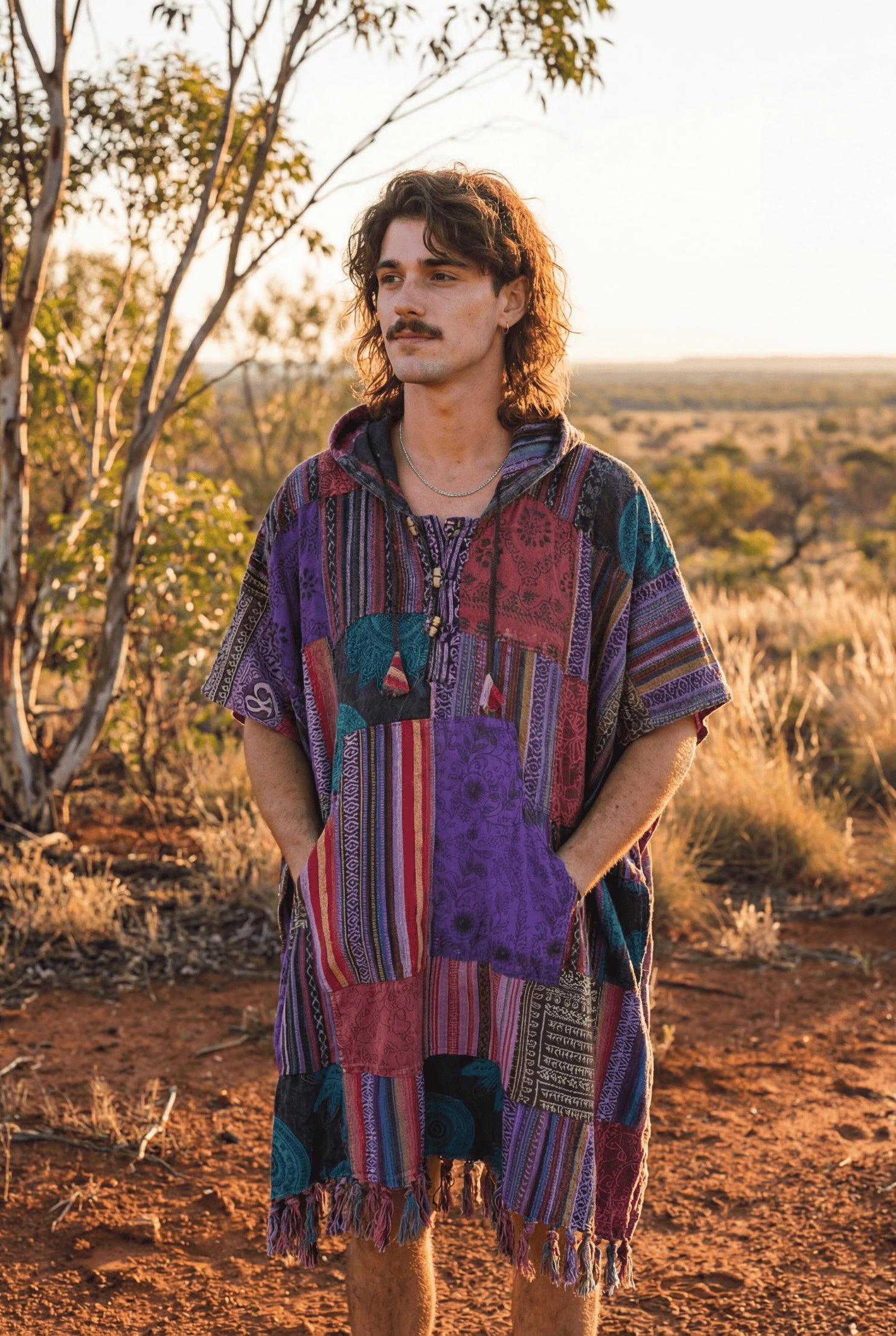 Amethyst Nomad Poncho