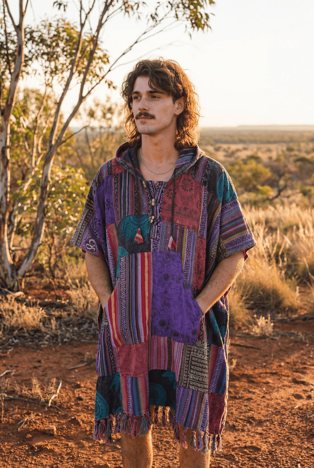 Amethyst Nomad Poncho