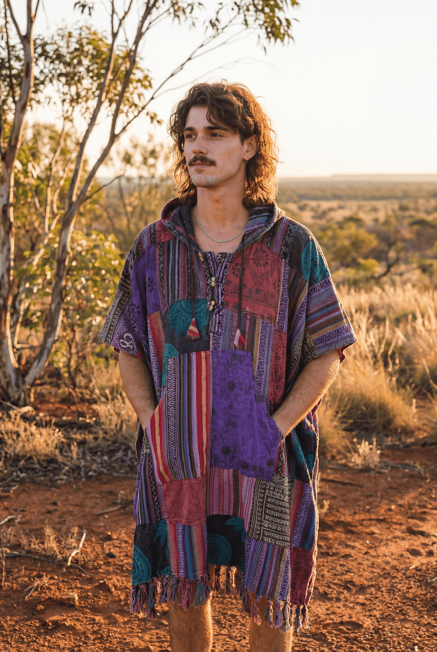 Amethyst Nomad Poncho