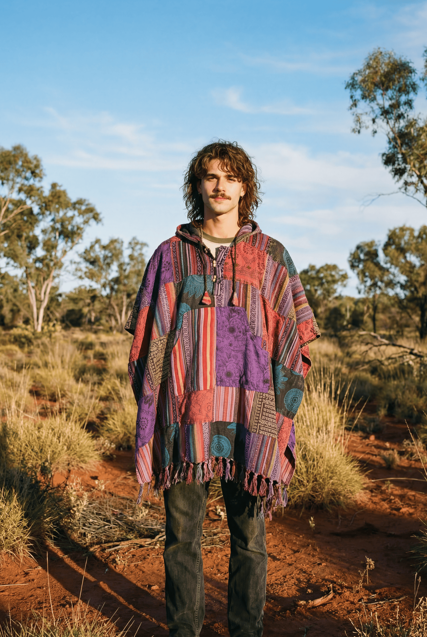 Amethyst Nomad Poncho