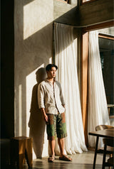 Emerald Nomad Patch Shorts