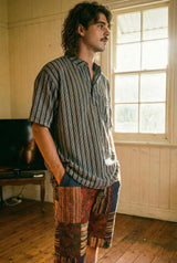 Saffron Nomad Patch Shorts
