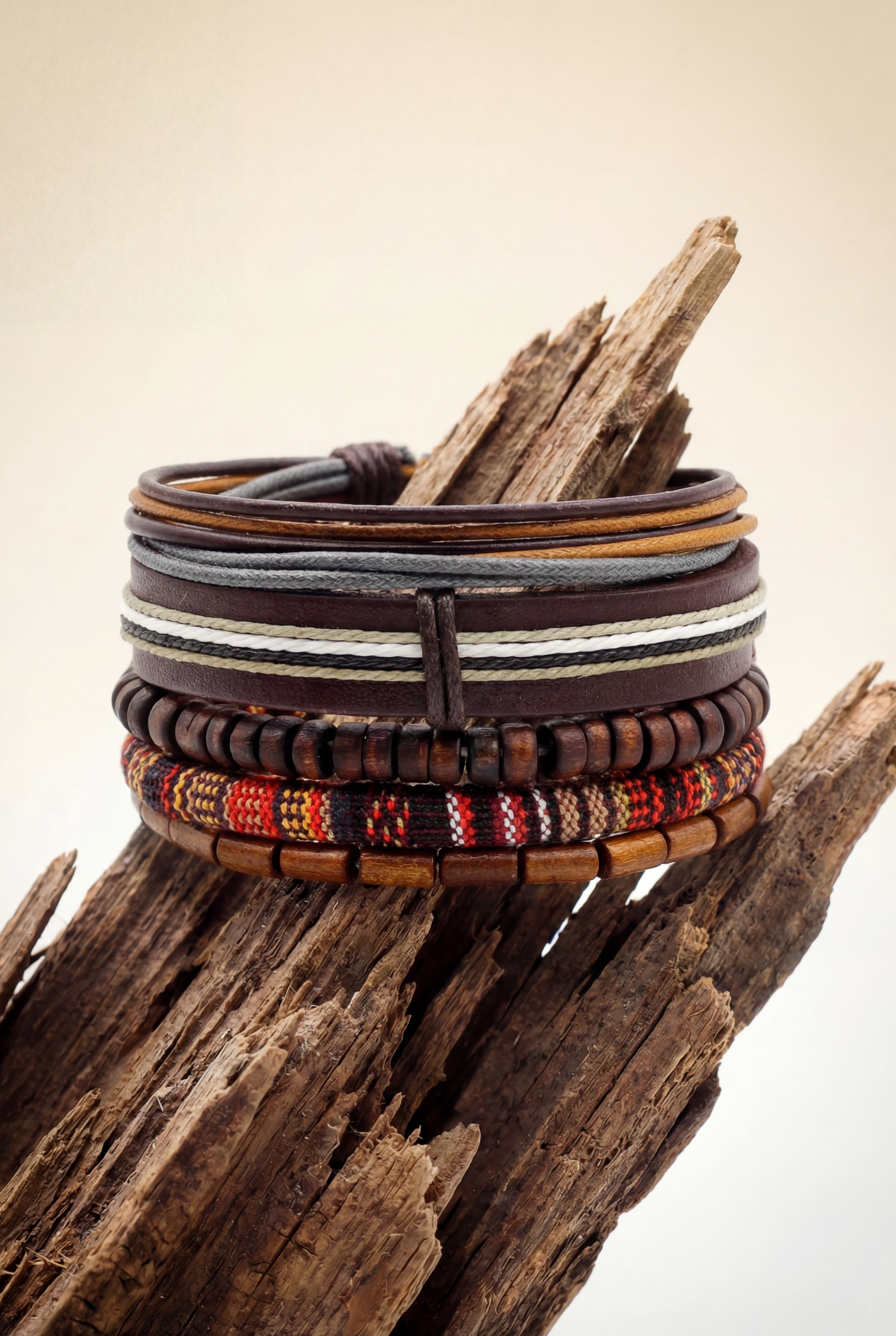 Leather Band Bracelet Pack