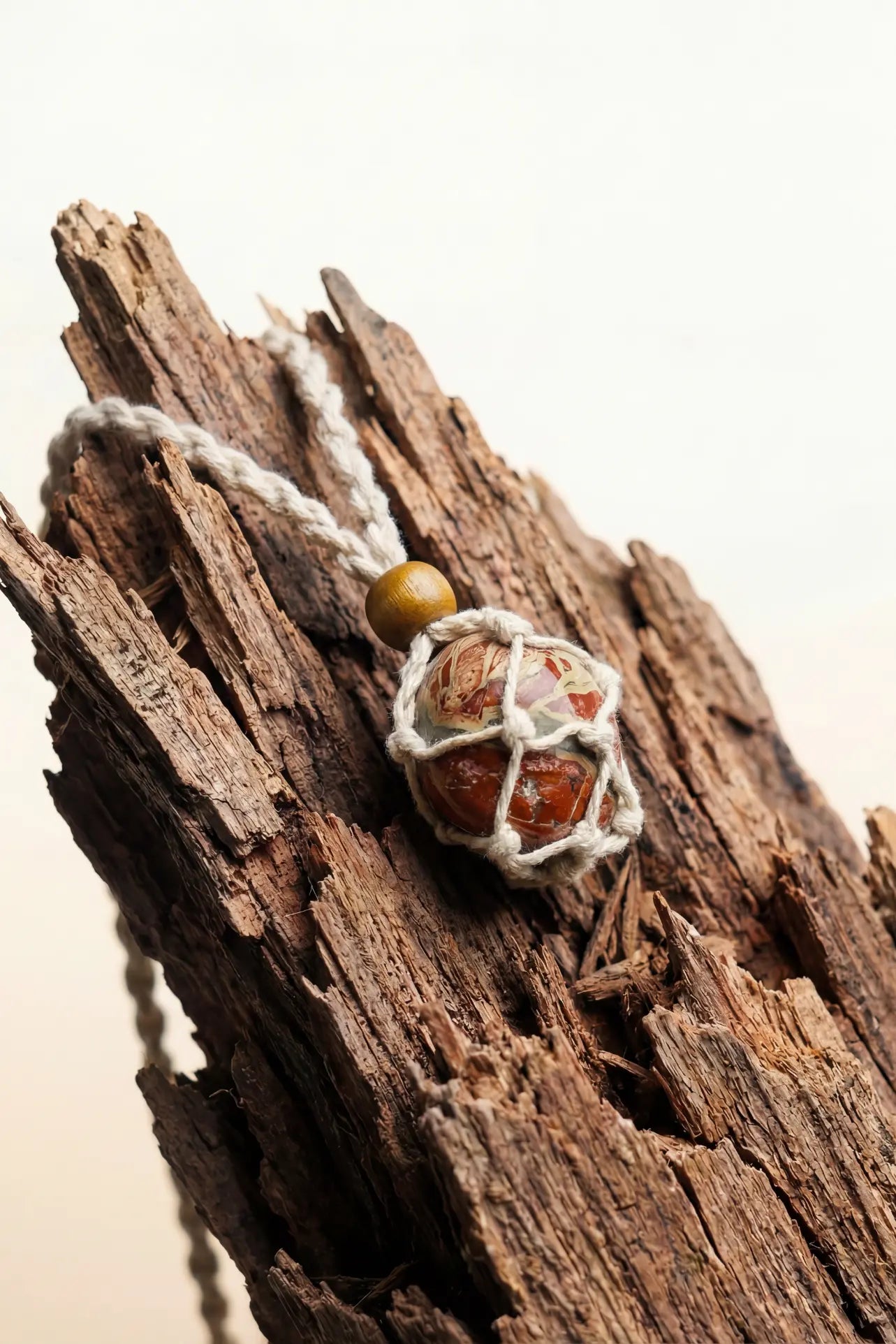 White Stonekeeper Necklace