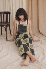 Ana wearing the Mosslight Overalls, lifestyle