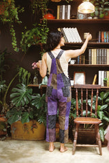 Ana wearing the Heathmoor Overalls, plant room