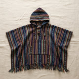 Kids Earthy Poncho flat lay