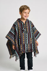 Kids Enchanted Forest Poncho — front view