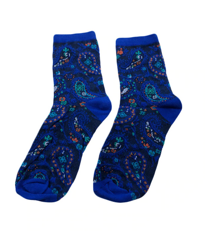 Ocean Blue Hippie Socks