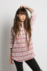 OM Symbol Handmade Nepalese Shirt - Hippie Hut Australia