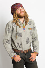 Large Sized Handmade Nepalese Shirt - Hippie Hut Australia