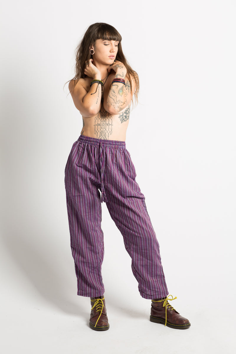 Handmade Nepalese Striped Hippie Pants - Hippie Hut Australia
