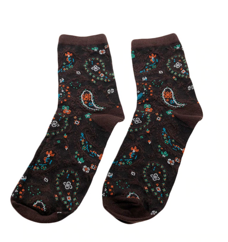 Tree Bark Hippie Socks