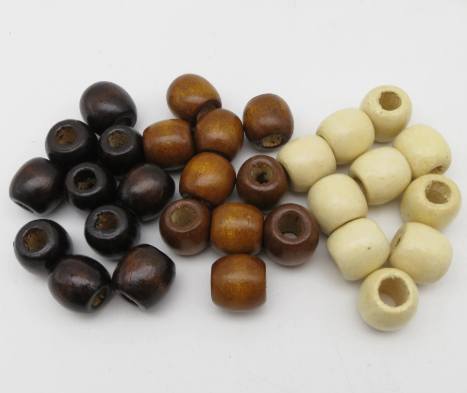 Thick Wooden Dreadlock Beads